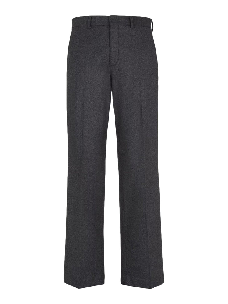 Pantaloni in cashmere grigio