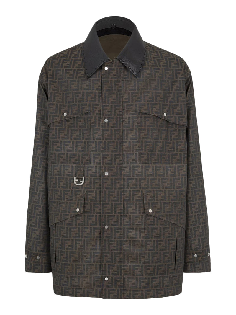 Suitnegozi Blouson in Jacquard FF cerato marrone