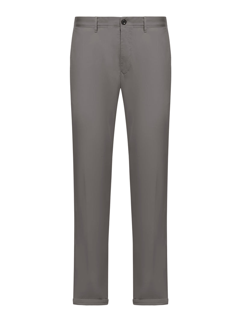 Pantaloni slim in cotone