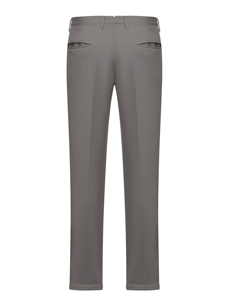 Pantaloni slim in cotone