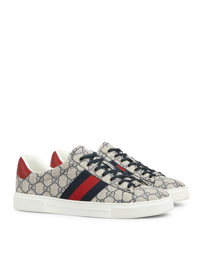 SNEAKER GUCCI ACE UOMO CON DETTAGLIO WEB