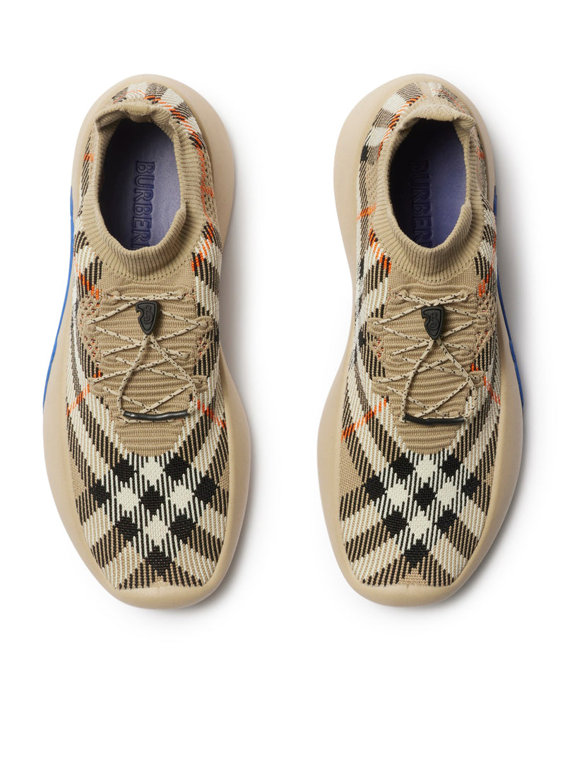 SNEAKER NEPTUNE CON MOTIVO CHECK A MAGLIA