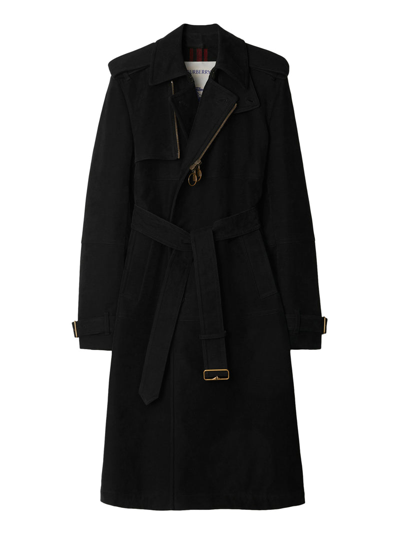 Suitnegozi Trench lungo in nylon e cotone