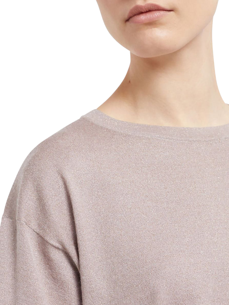 Maglia leggera in cashmere e seta Sparkling