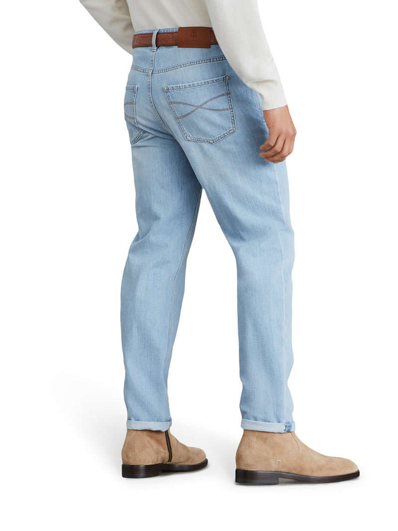 Jeans in cotone dal taglio slim