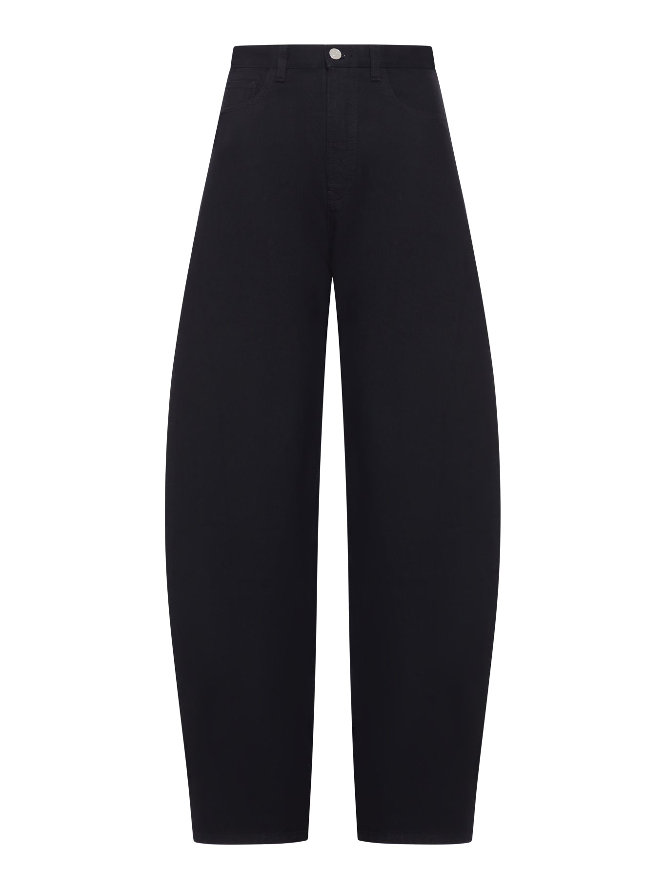 JEANS ROUND IN DENIM NERO