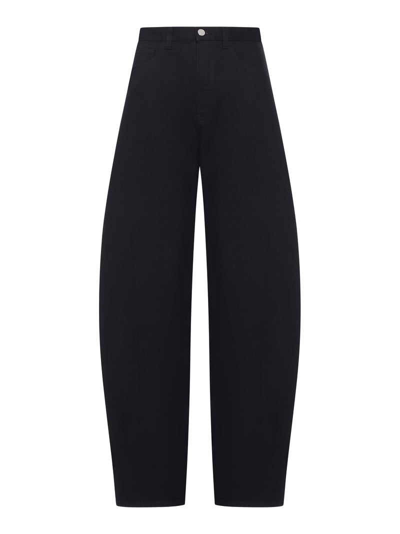 JEANS ROUND IN DENIM NERO