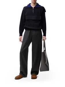 PANTALONI CARGO IN LANA