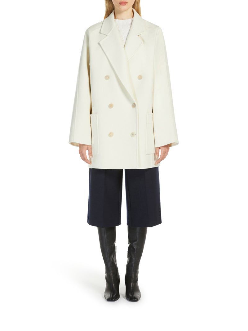 Cappotto Corto Cappotto Max Mara Bianco Maxmara Studio VANESIO