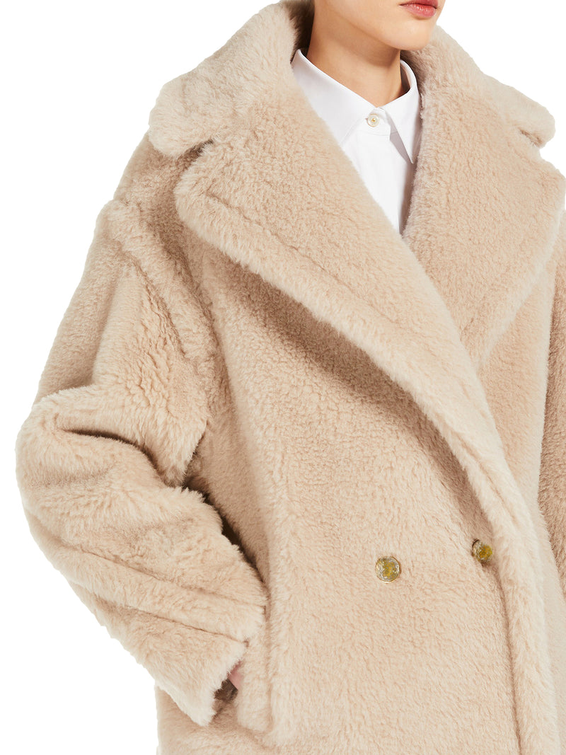 TEDDY BEAR ICON COAT CORTO IN ALAPACA E LANA