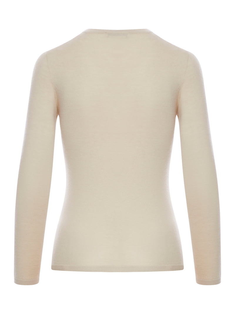 MAGLIA IN CASHMERE CON SCOLLO A V