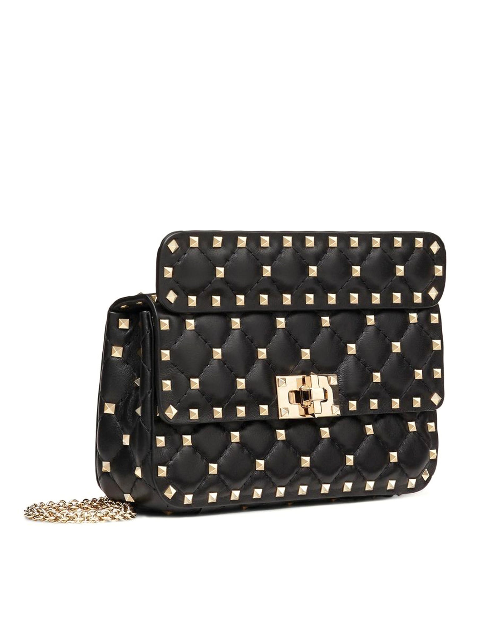 BORSA PICCOLA ROCKSTUD SPIKE IN NAPPA