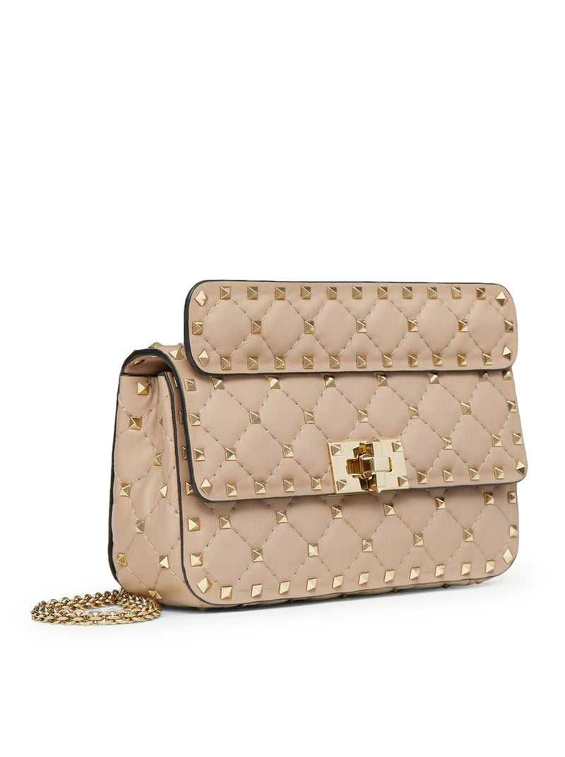 BORSA PICCOLA ROCKSTUD SPIKE IN NAPPA