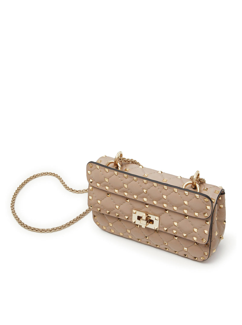 BORSA PICCOLA ROCKSTUD SPIKE IN NAPPA