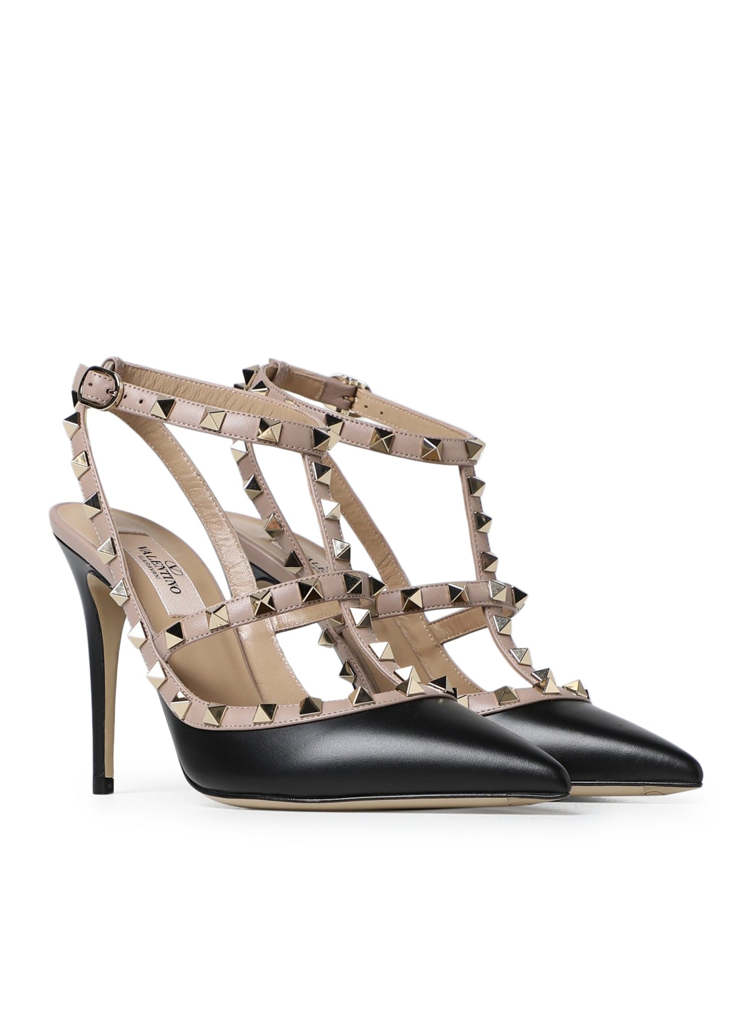 SLINGBACK ROCKSTUD IN PELLE DI VITELLO