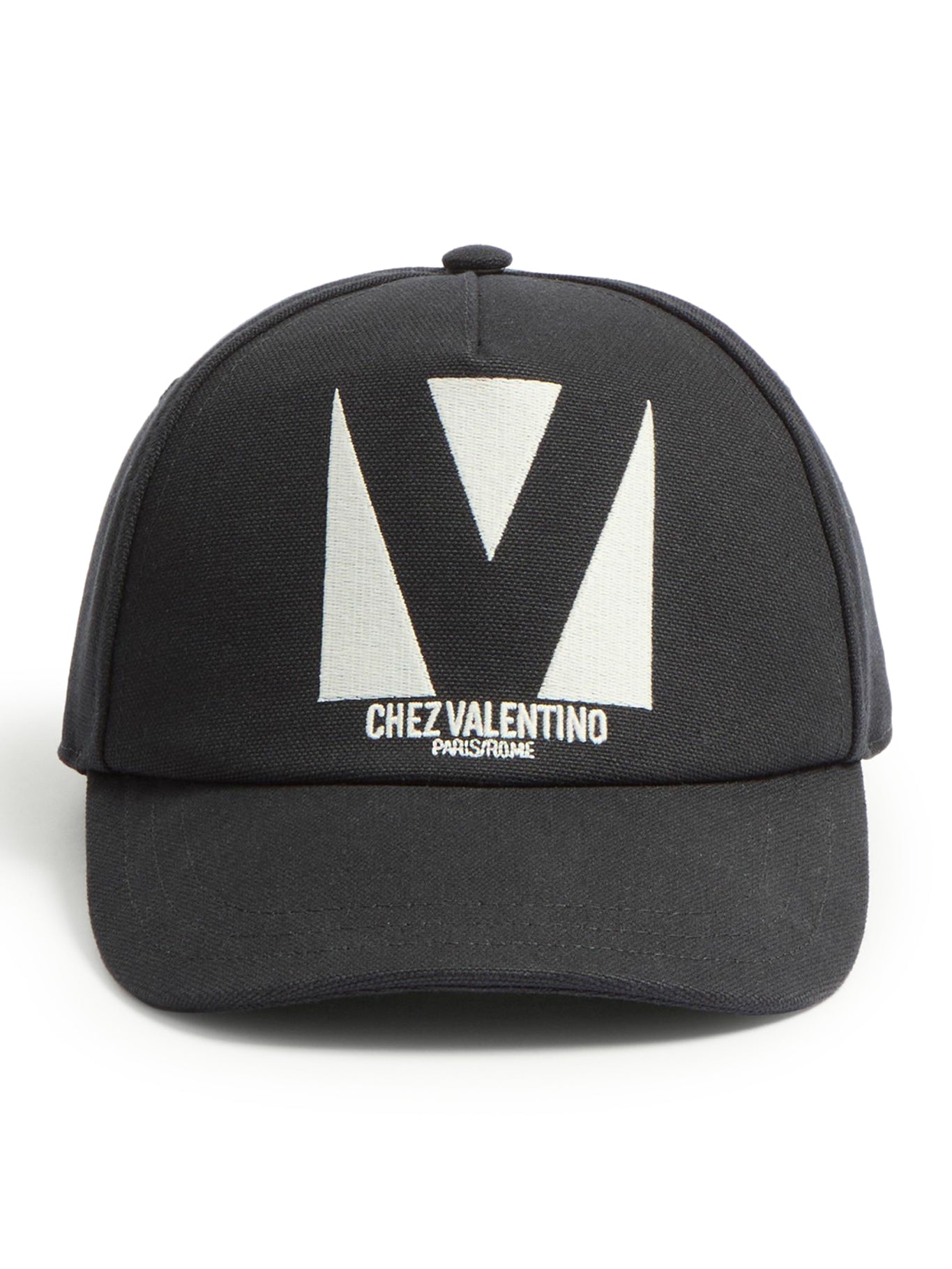 BASEBALL CAP CHEZ VALENTINO IN COTONE CON RICAMO