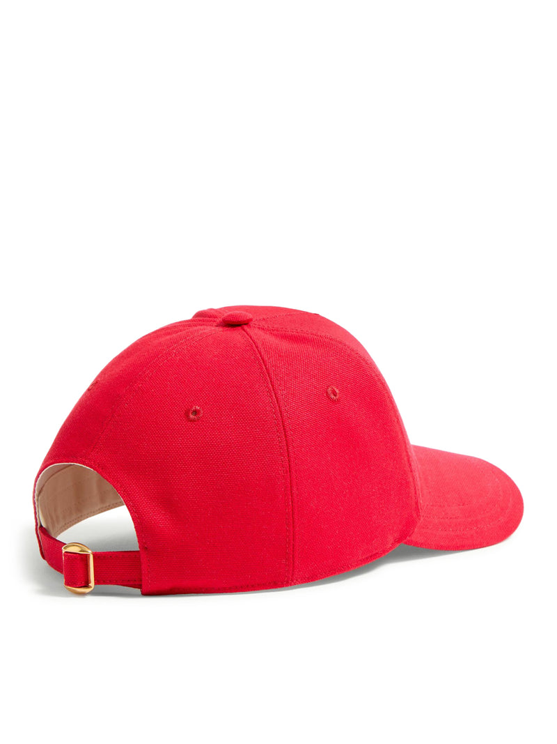 BASEBALL CAP CHEZ VALENTINO IN COTONE CON RICAMO