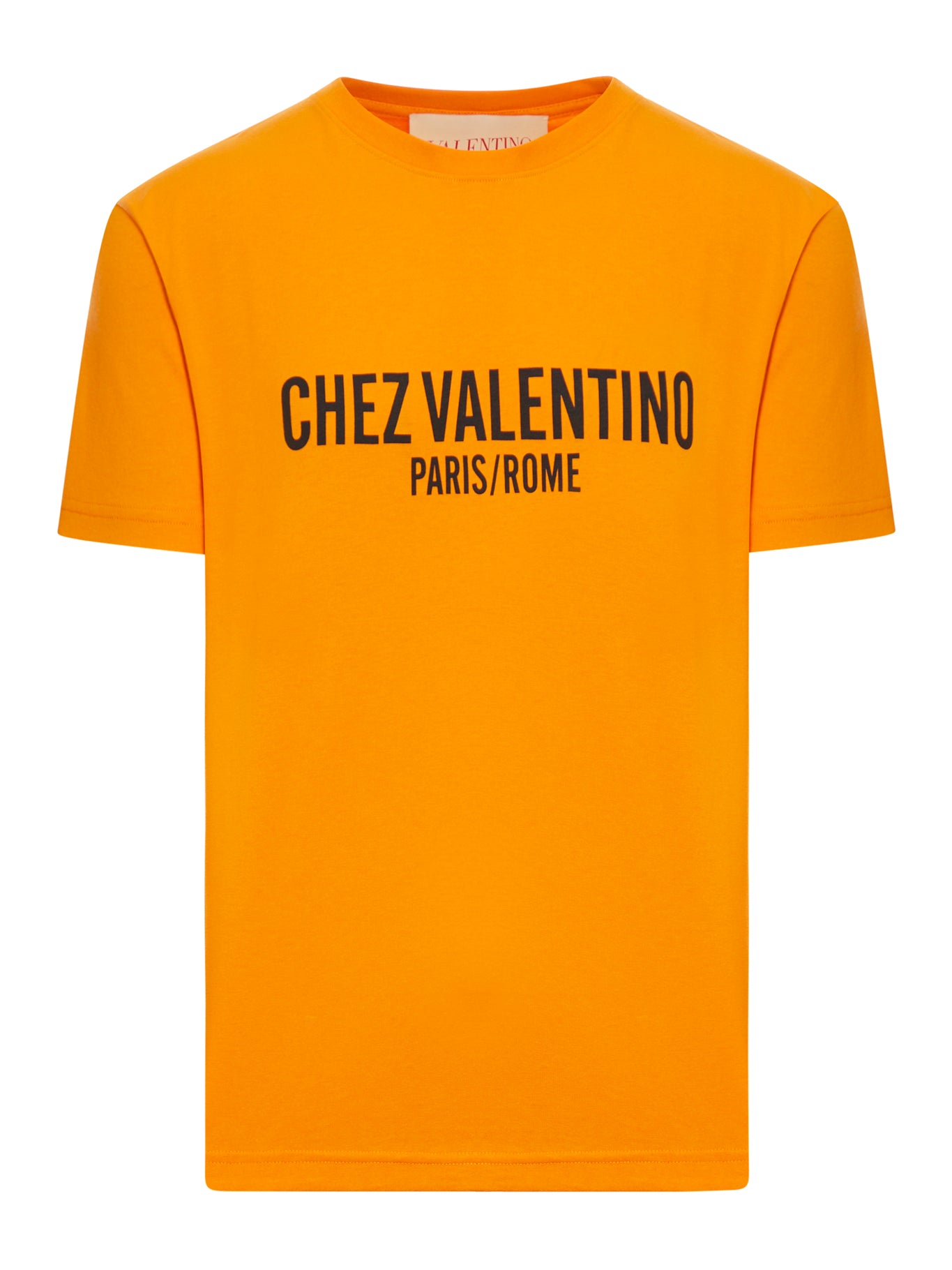 T-SHIRT IN COTONE CON STAMPA CHEZ VALENTINO