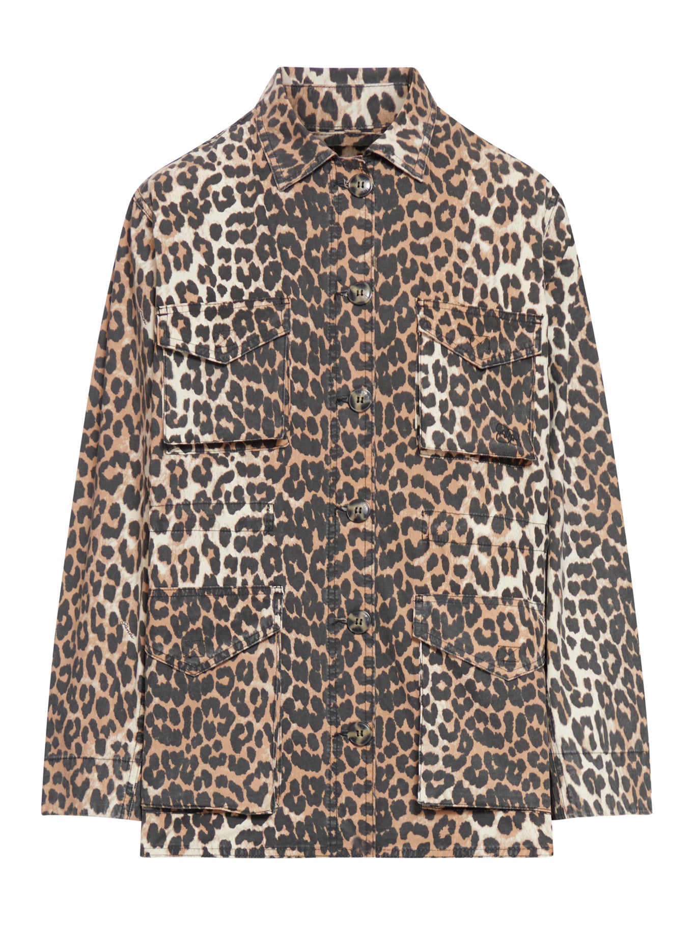 CAMICIA LEOPARDATA GANNI