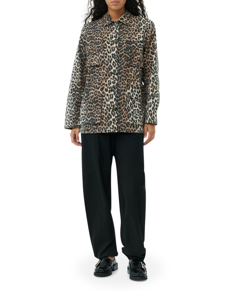 CAMICIA LEOPARDATA GANNI