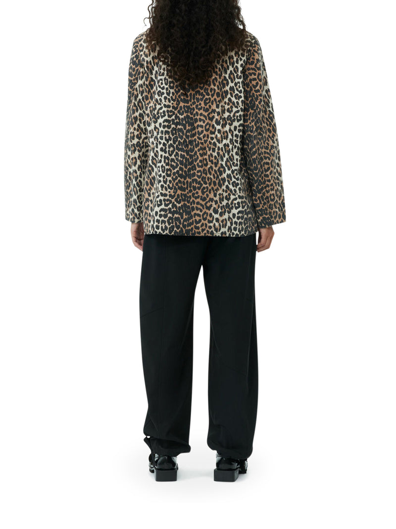 CAMICIA LEOPARDATA GANNI