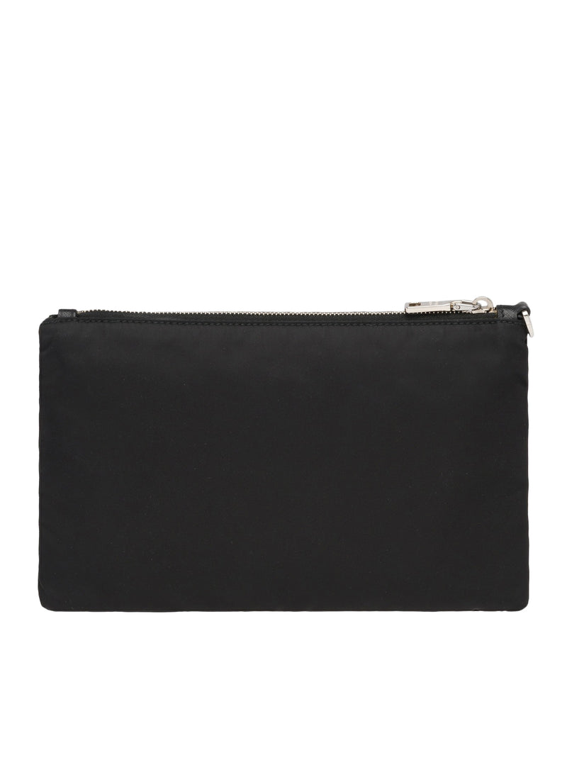 Pouch in Re-Nylon e Saffiano