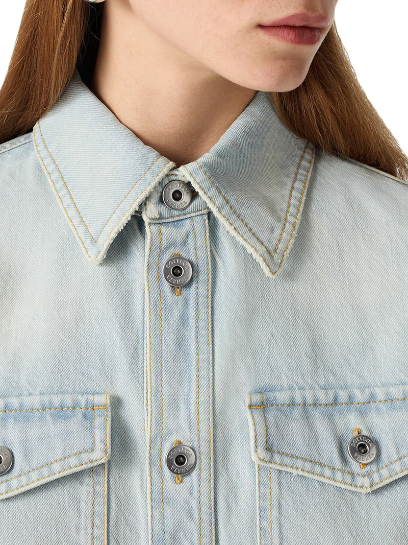 CAMICIA IN DENIM EXTRA BLEACH