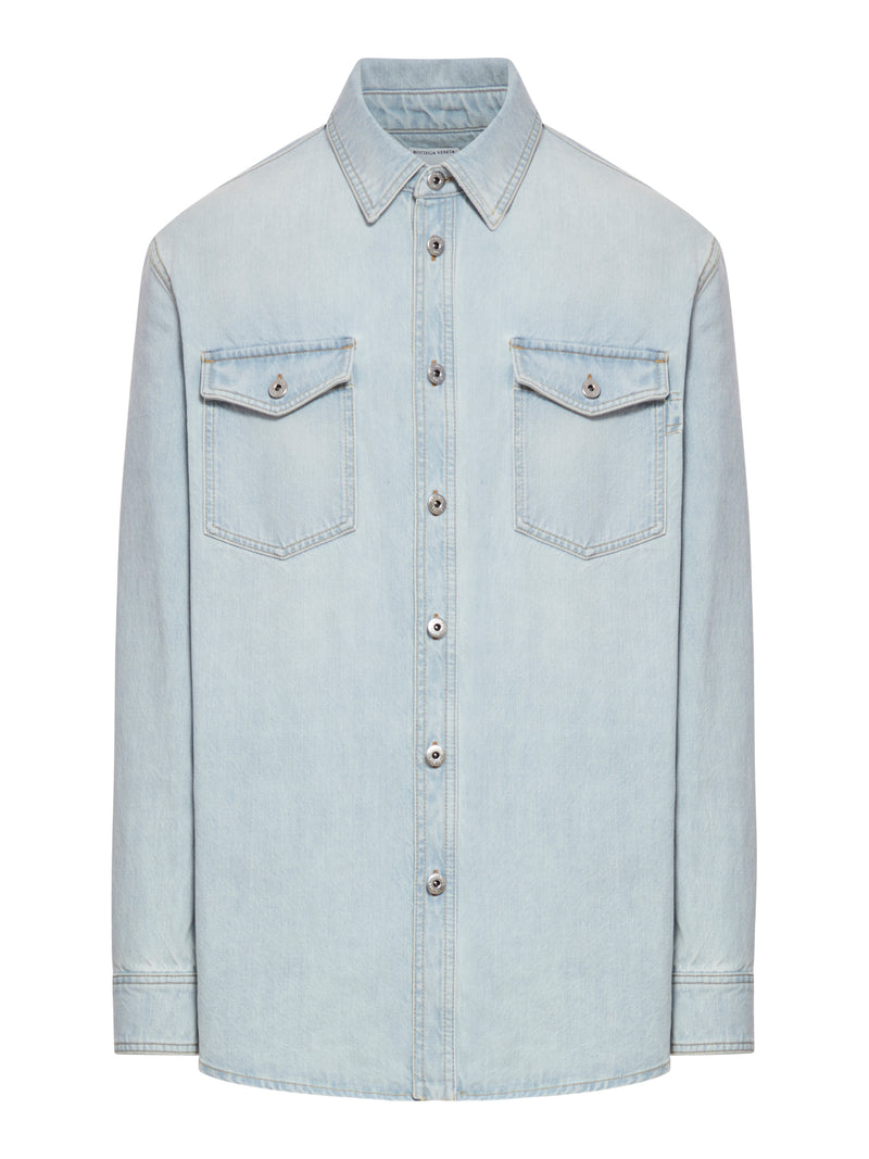 OVERSHIRT IN DENIM EXTRA BLEACH