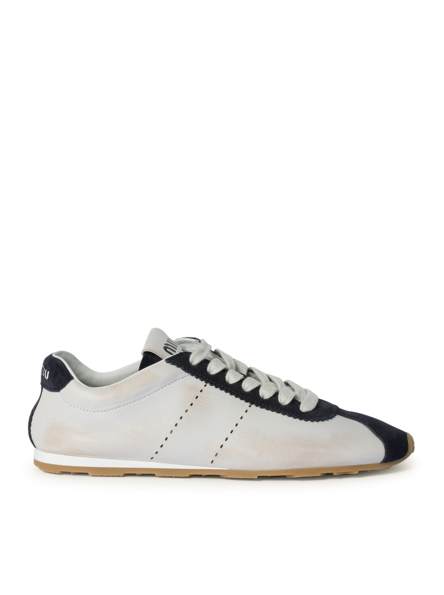 SNEAKERS PLUME IN NAPPA E SCAMOCIATO