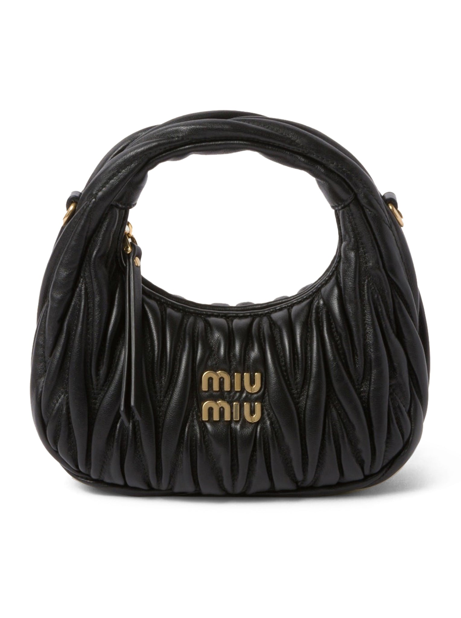 Mini borsa hobo Wander in nappa matelassé