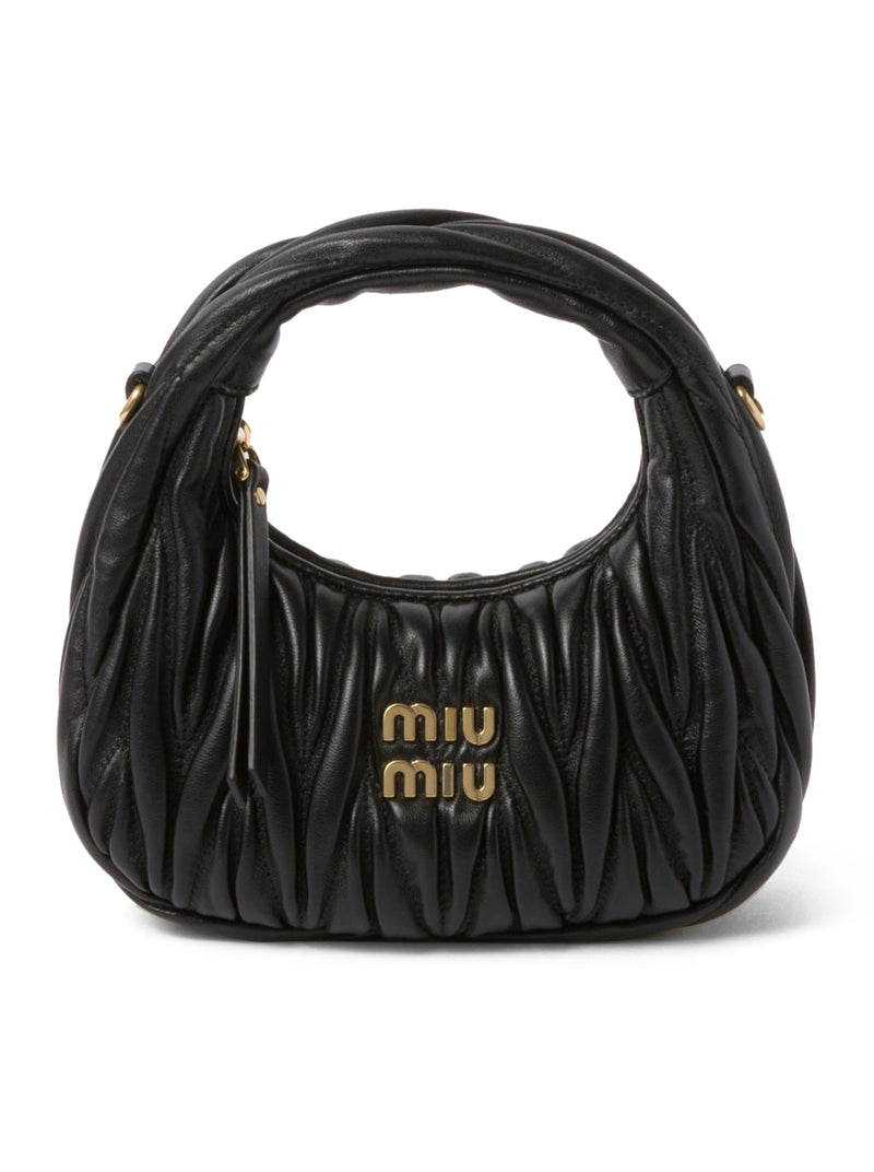 Suitnegozi Mini borsa hobo Wander in nappa matelassé