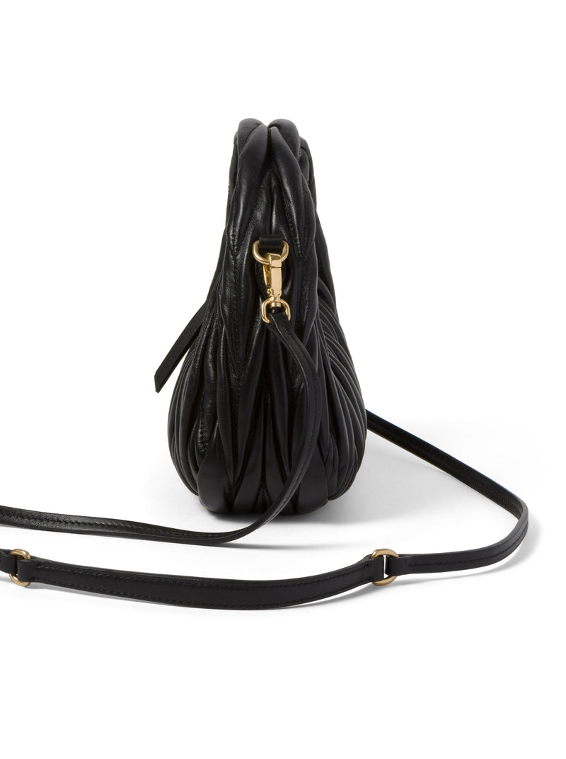 Mini borsa hobo Wander in nappa matelassé