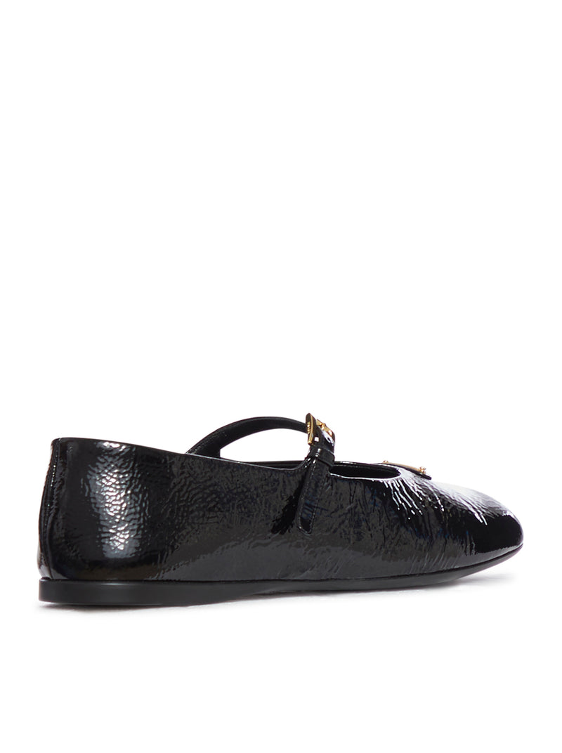 Ballerine in nappa lucida