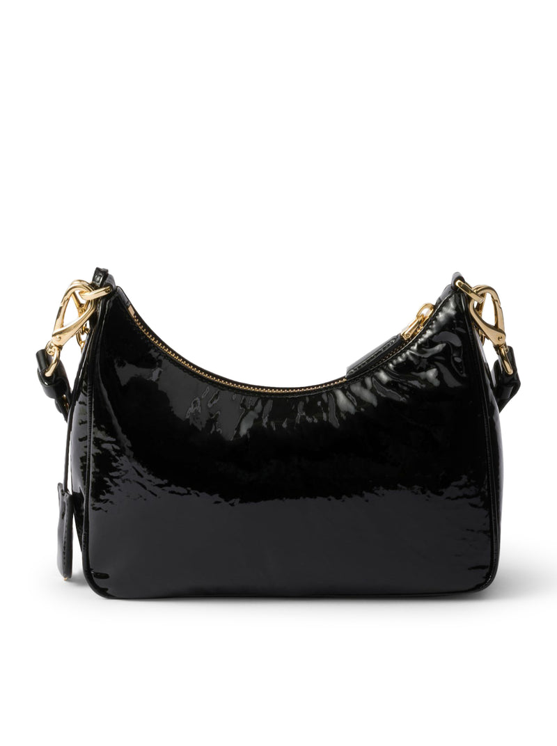 Prada Re-Edition mini bag in naplak patent leather