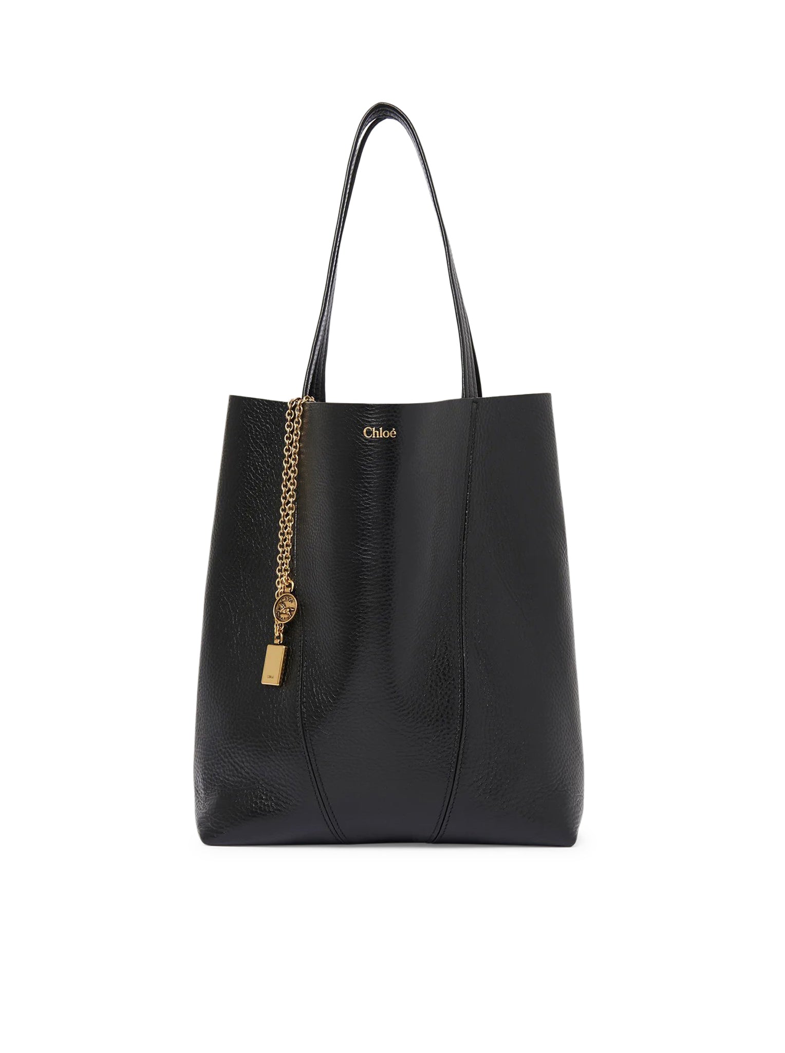 TOTE BAG CHLOÉ SPIN IN PELLE GRANATA