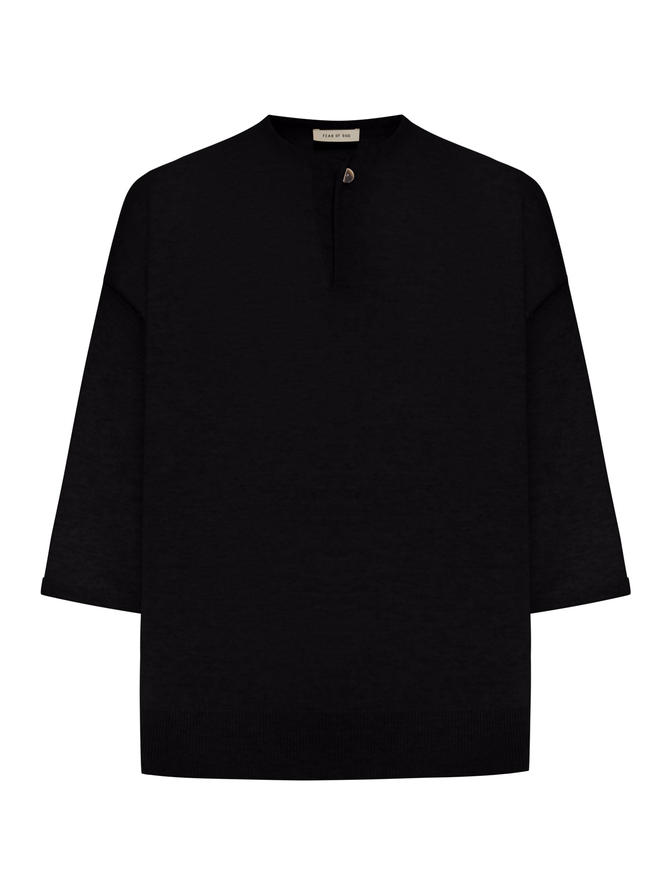 T-SHIRT HENLEY IN MAGLIA FINE