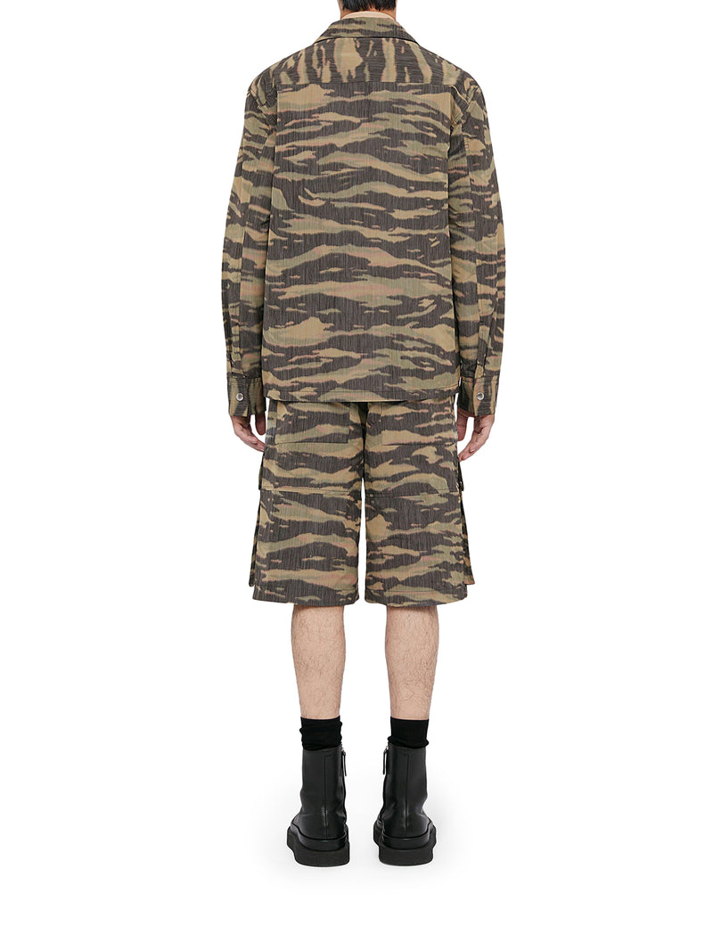 OVERSHIRT STAMPA CAMOUFLAGE