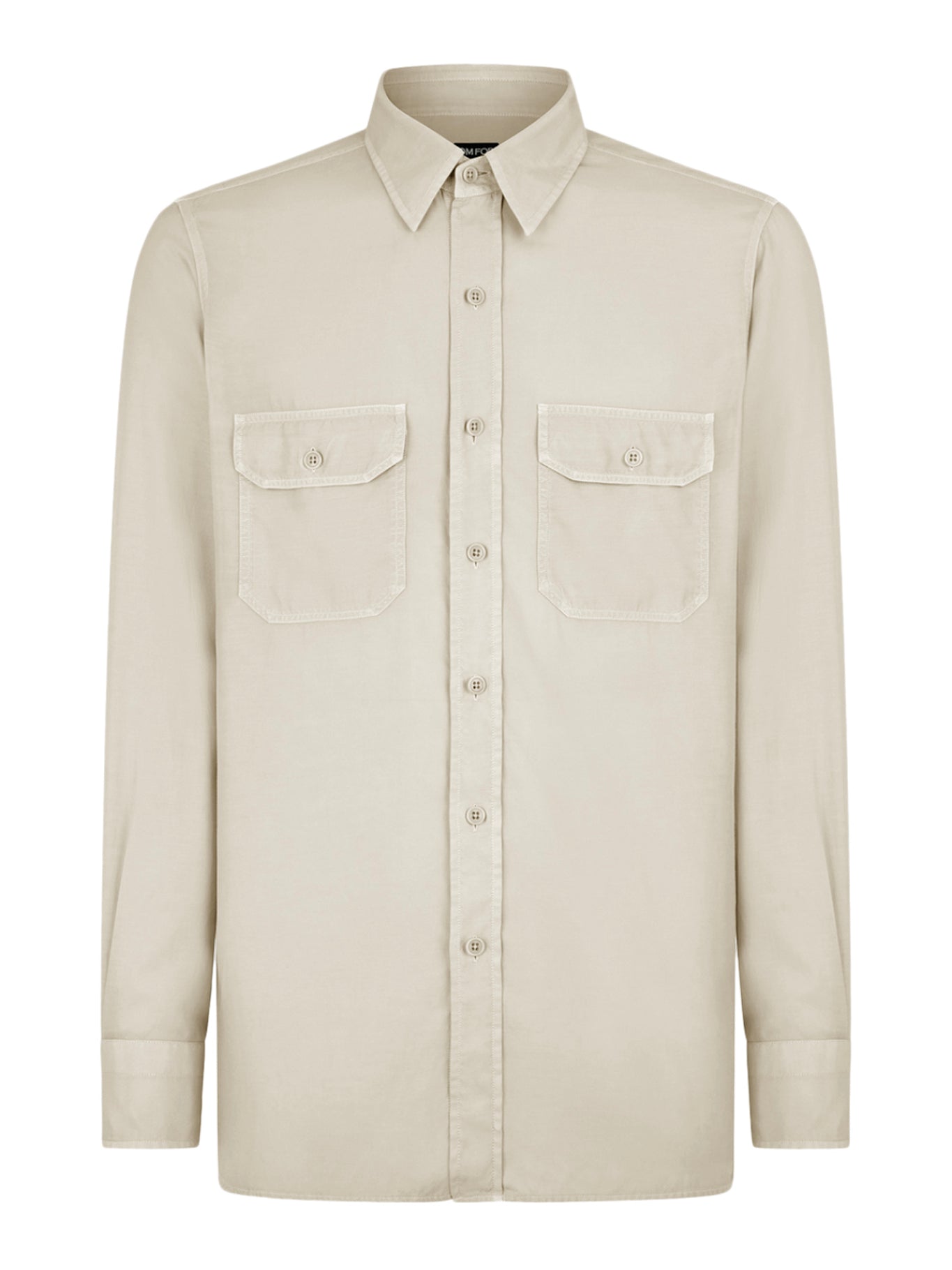 CAMICIA MILITARY IN TWILL FLUIDO