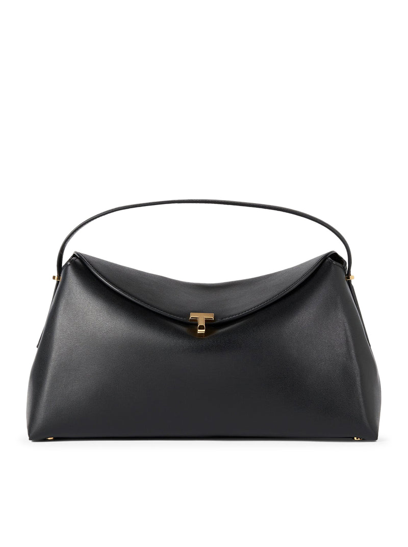 BORSA A MANO T-LOCK IN PELLE DI VITELLO LISCIA