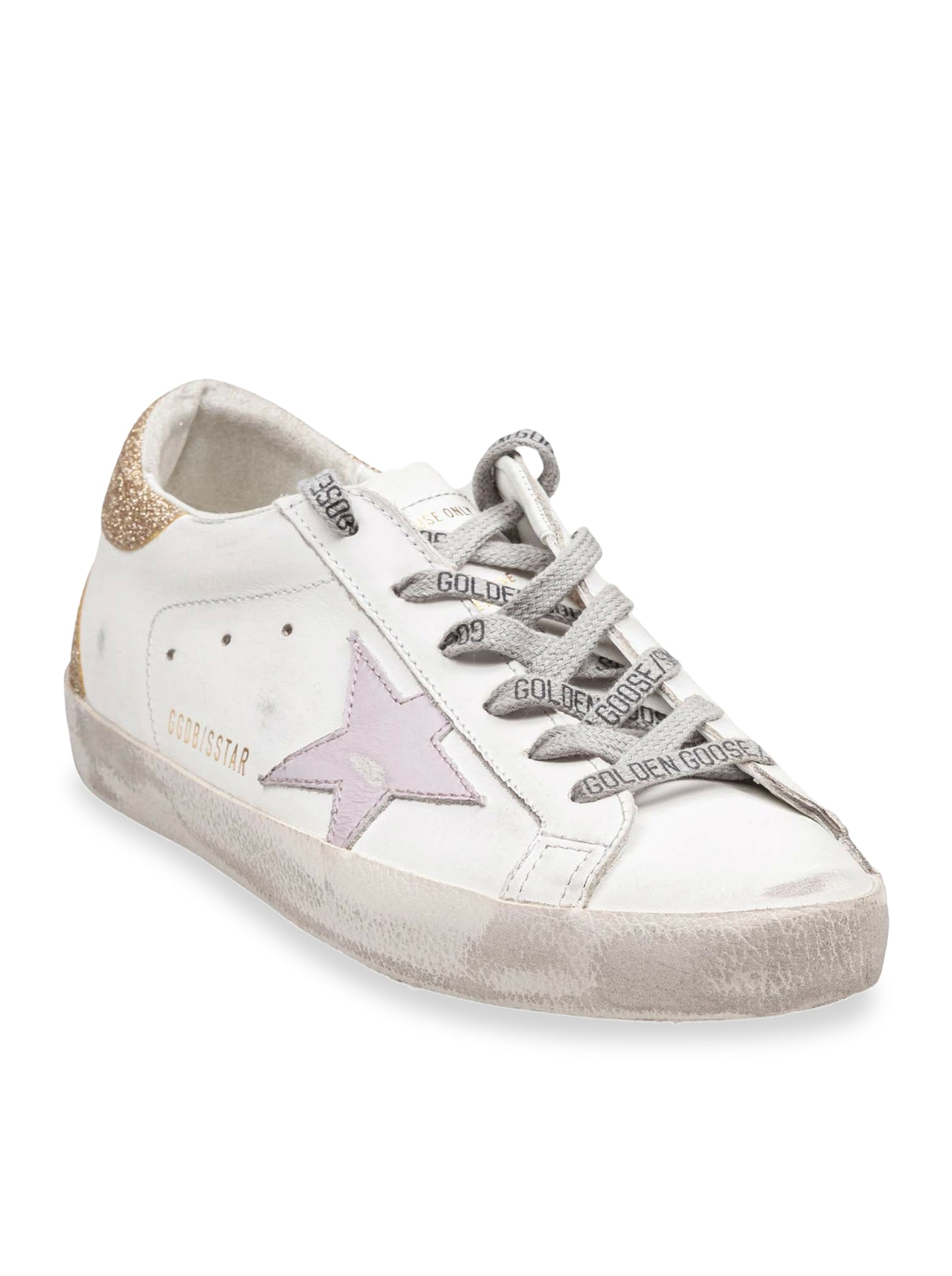 SNEAKERS SUPERSTAR IN NAPPA E GLITTER