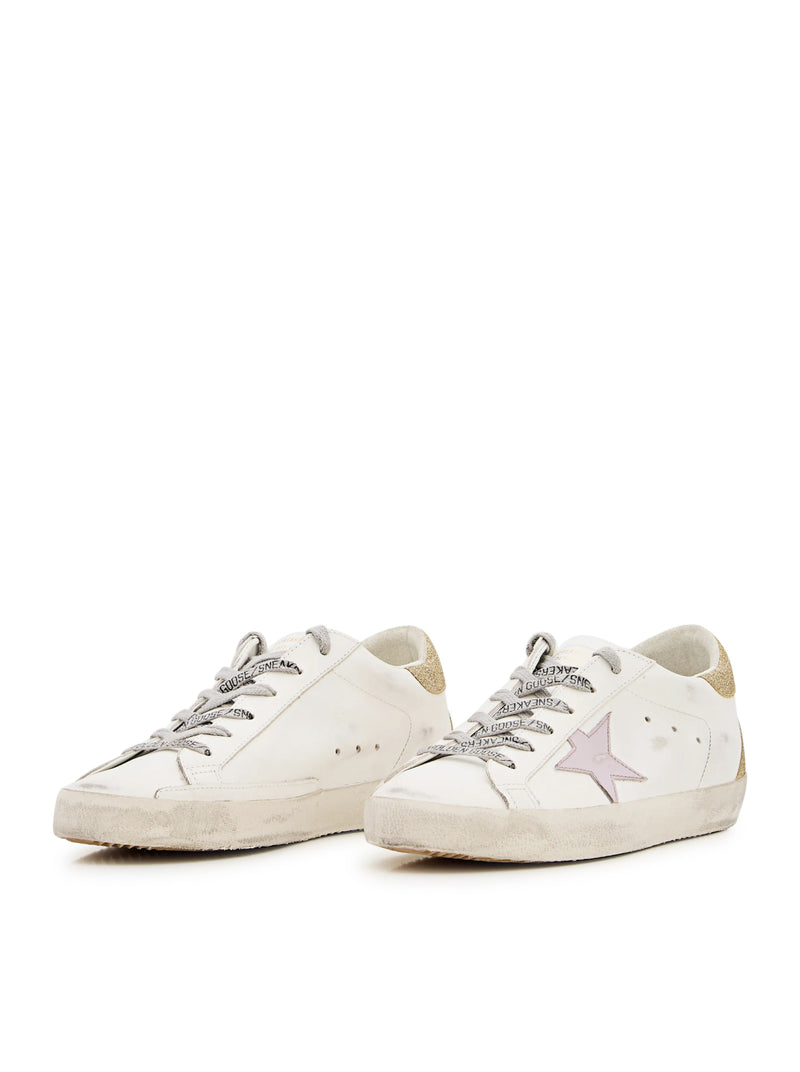 SNEAKERS SUPERSTAR IN NAPPA E GLITTER