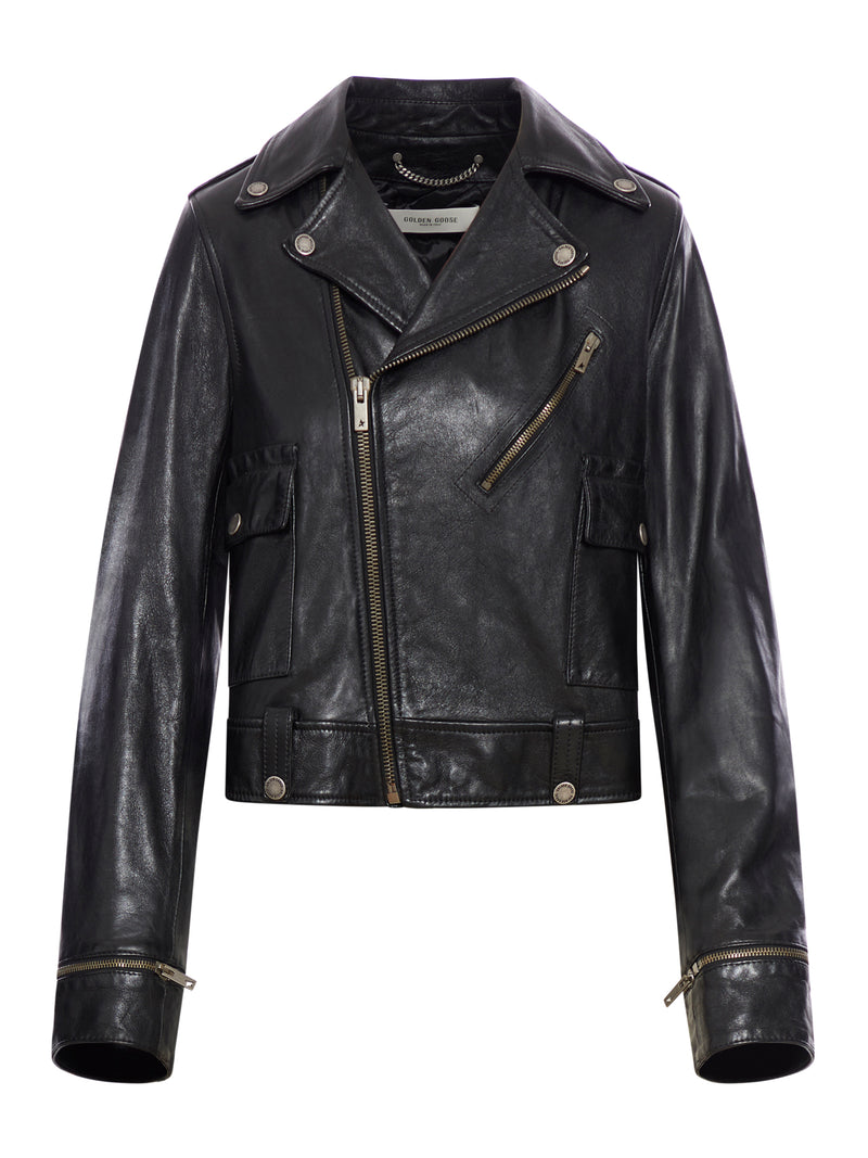 GIACCA BIKER NEVADA IN PELLE