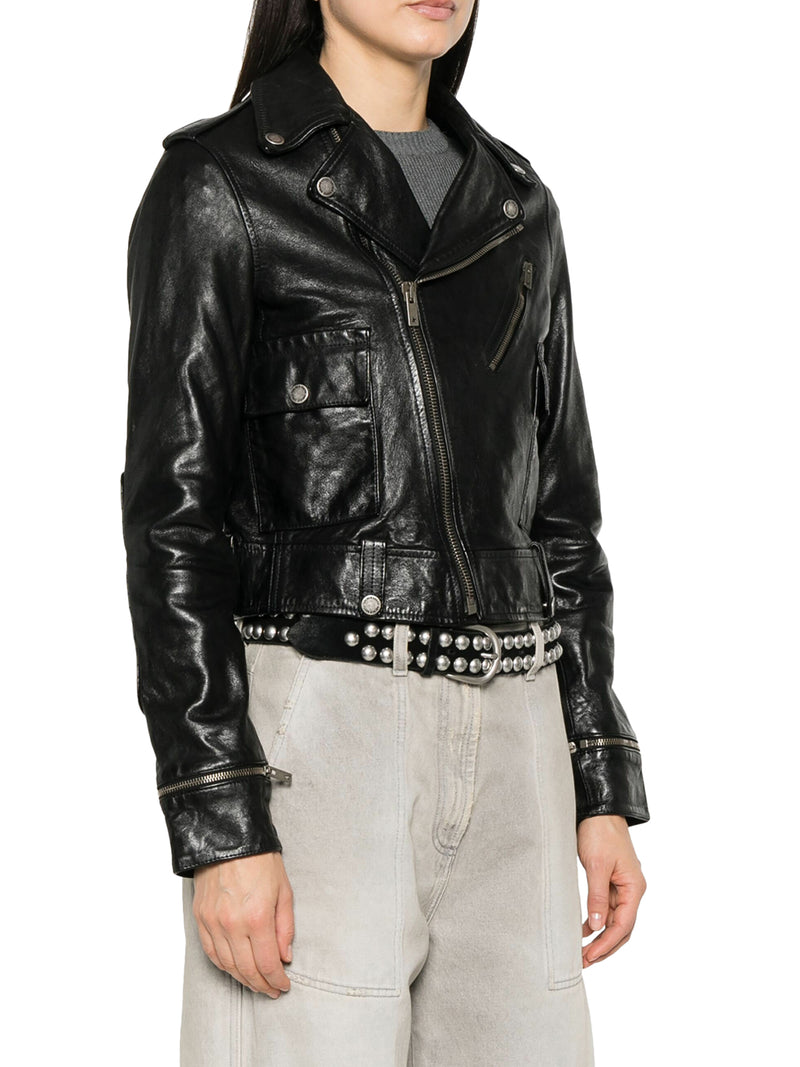 GIACCA BIKER NEVADA IN PELLE