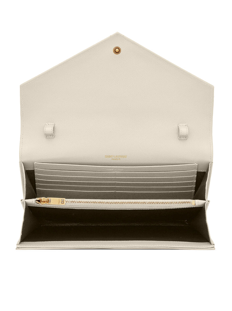 POCHETTE IN PELLE CON CATENA E LOGO CASSANDRE