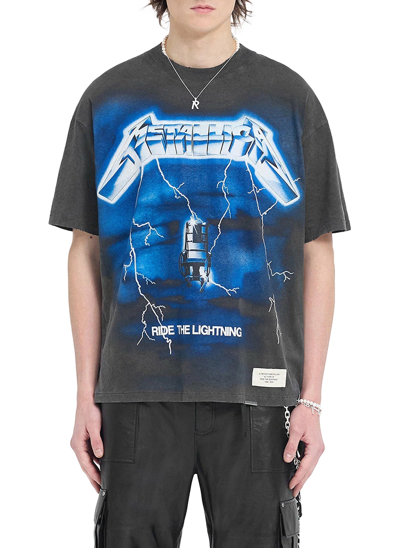 T-SHIRT A MANICA CORTA METALLICA RIDE THE LIGHTNING