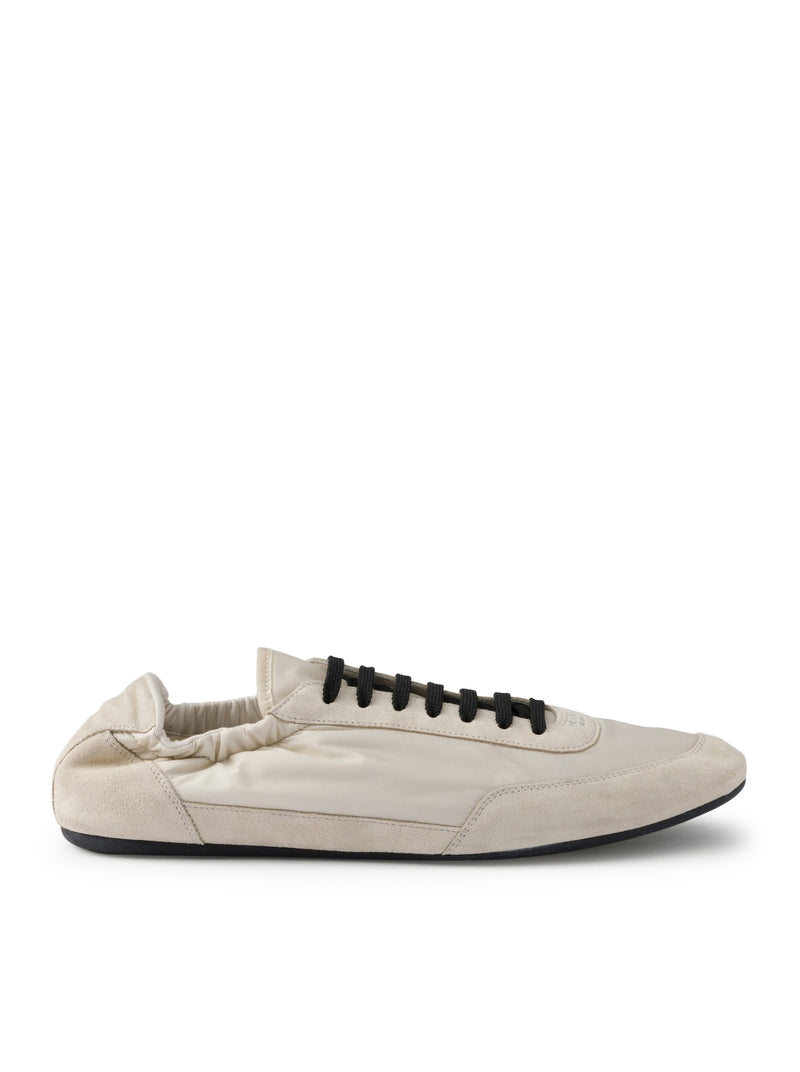 SNEAKERS COLLAPSE IN RE-NYLON E PELLE SCAMOSCIATA