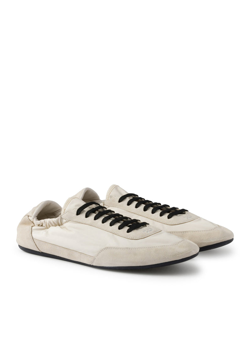 SNEAKERS COLLAPSE IN RE-NYLON E PELLE SCAMOSCIATA