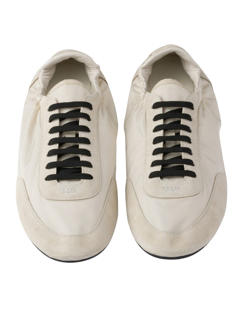 SNEAKERS COLLAPSE IN RE-NYLON E PELLE SCAMOSCIATA