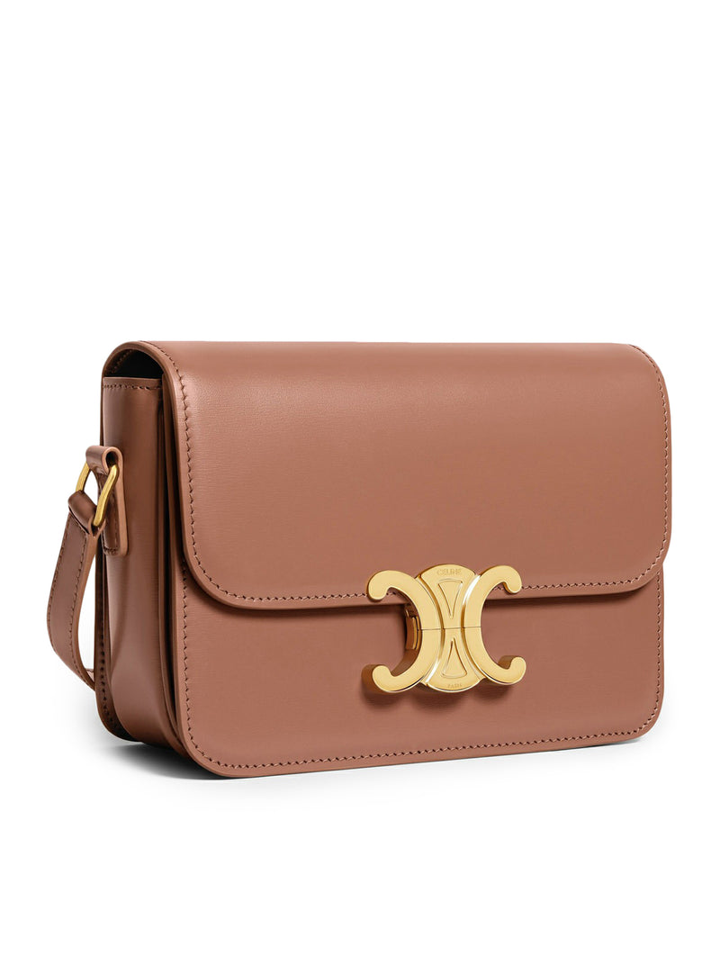 BORSA TEEN TRIOMPHE IN PELLE DI VITELLO LUCIDA
