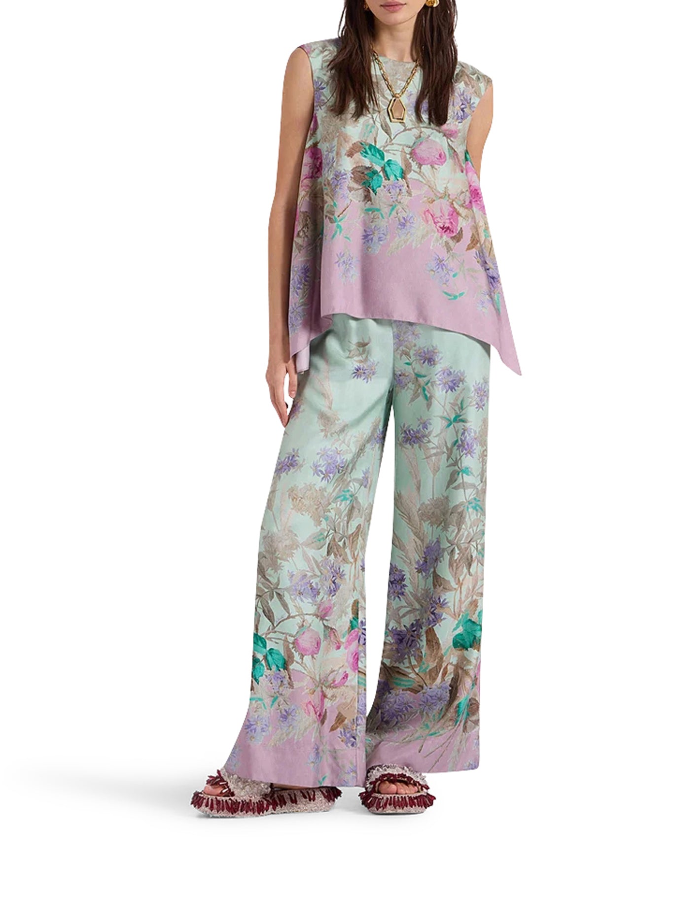 PANTALONE IN SETA